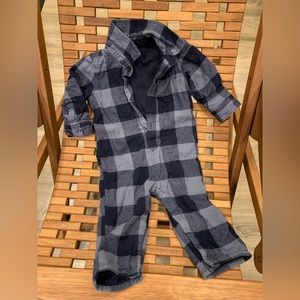*SOLD* Baby Gap Blue Plaid Romper